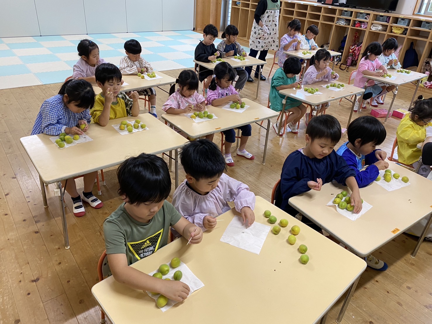 梅干し作り